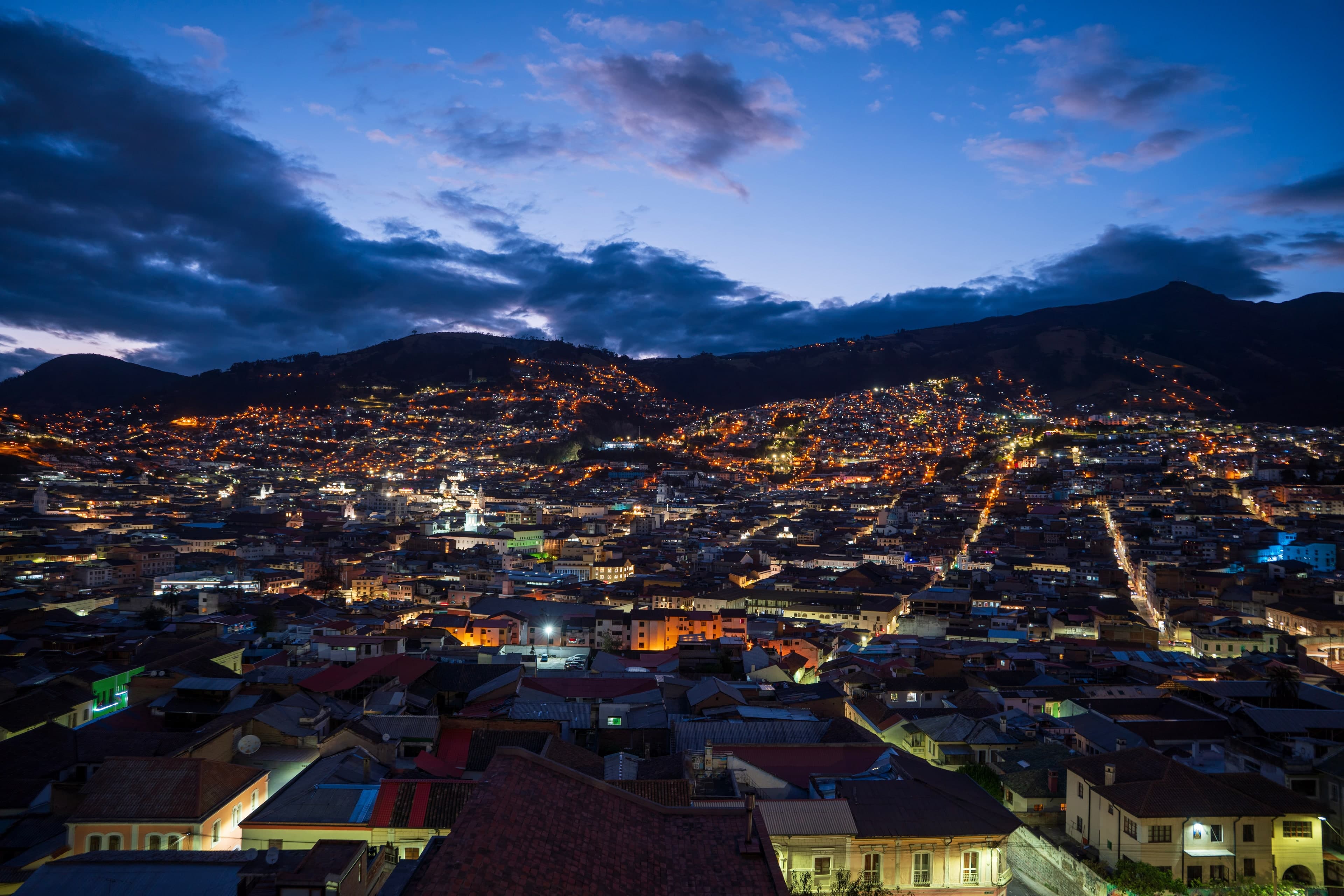 Quito, Blue Hour