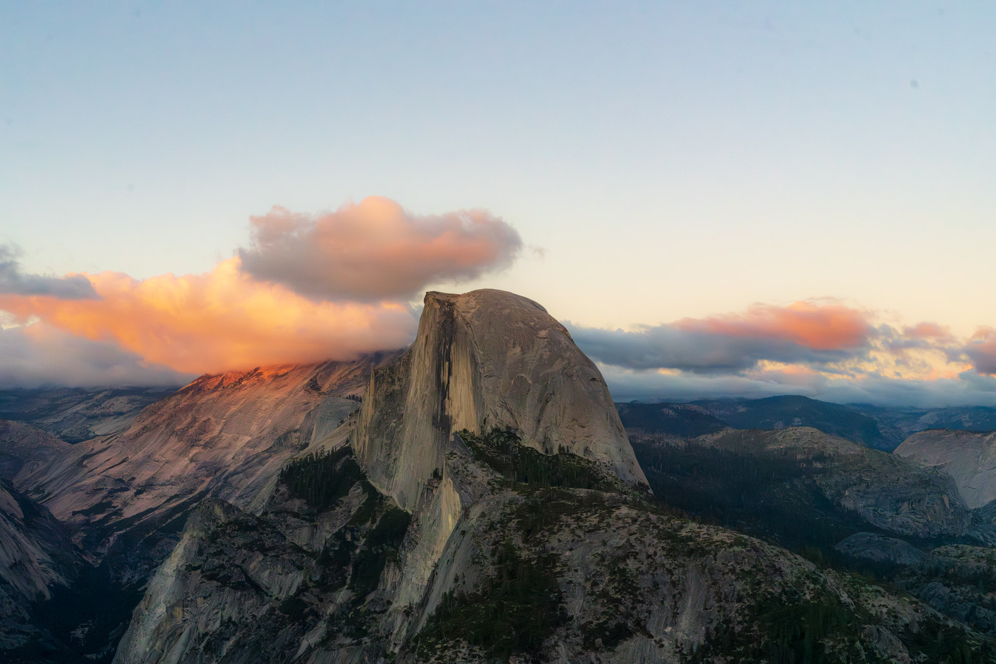 Half Dome, Alpenglow