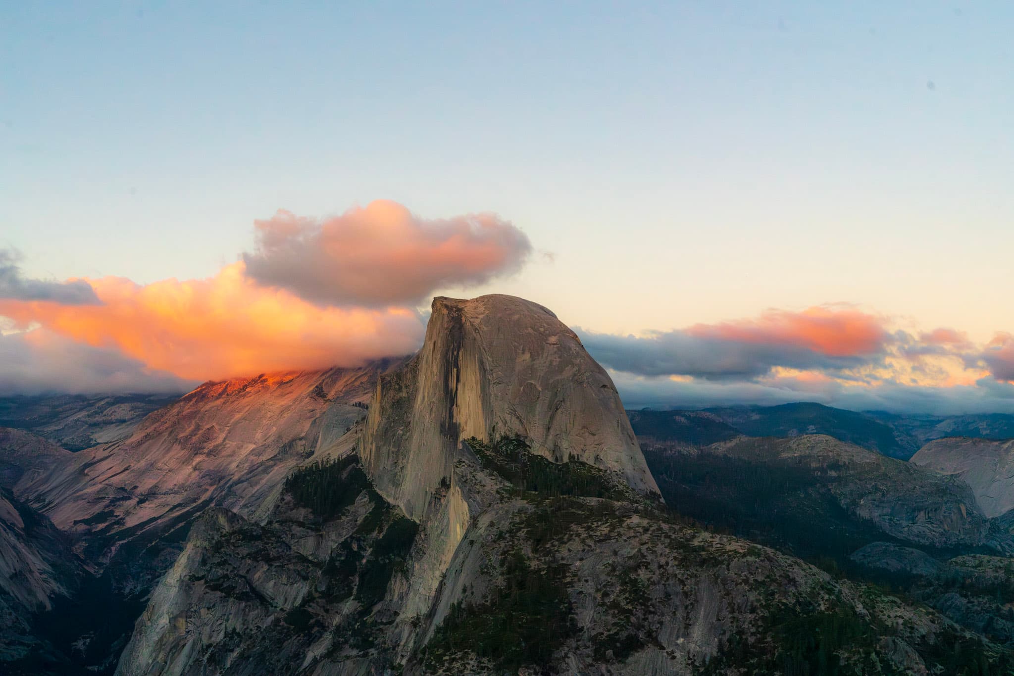 Half Dome, Alpenglow