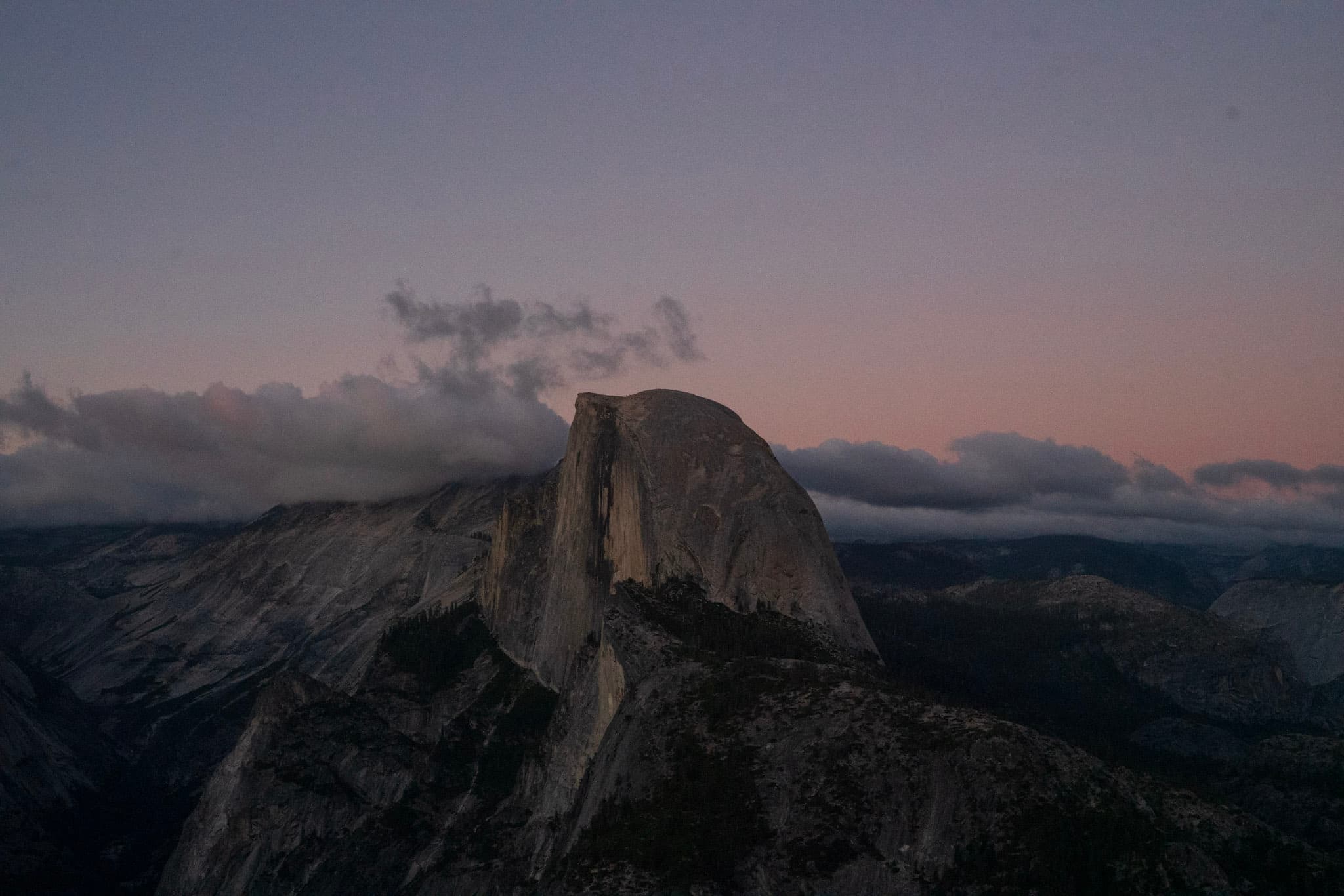 Half Dome, Dusk