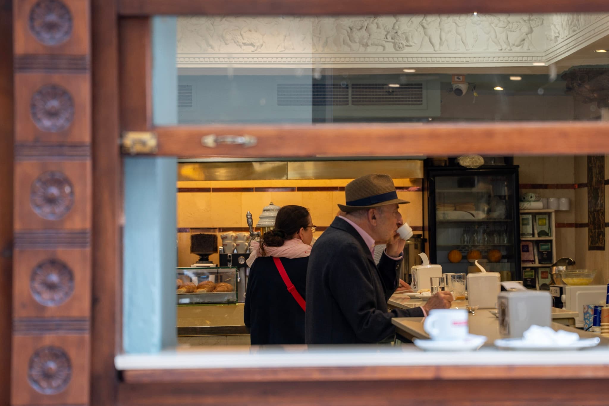 Espresso, Through Glass