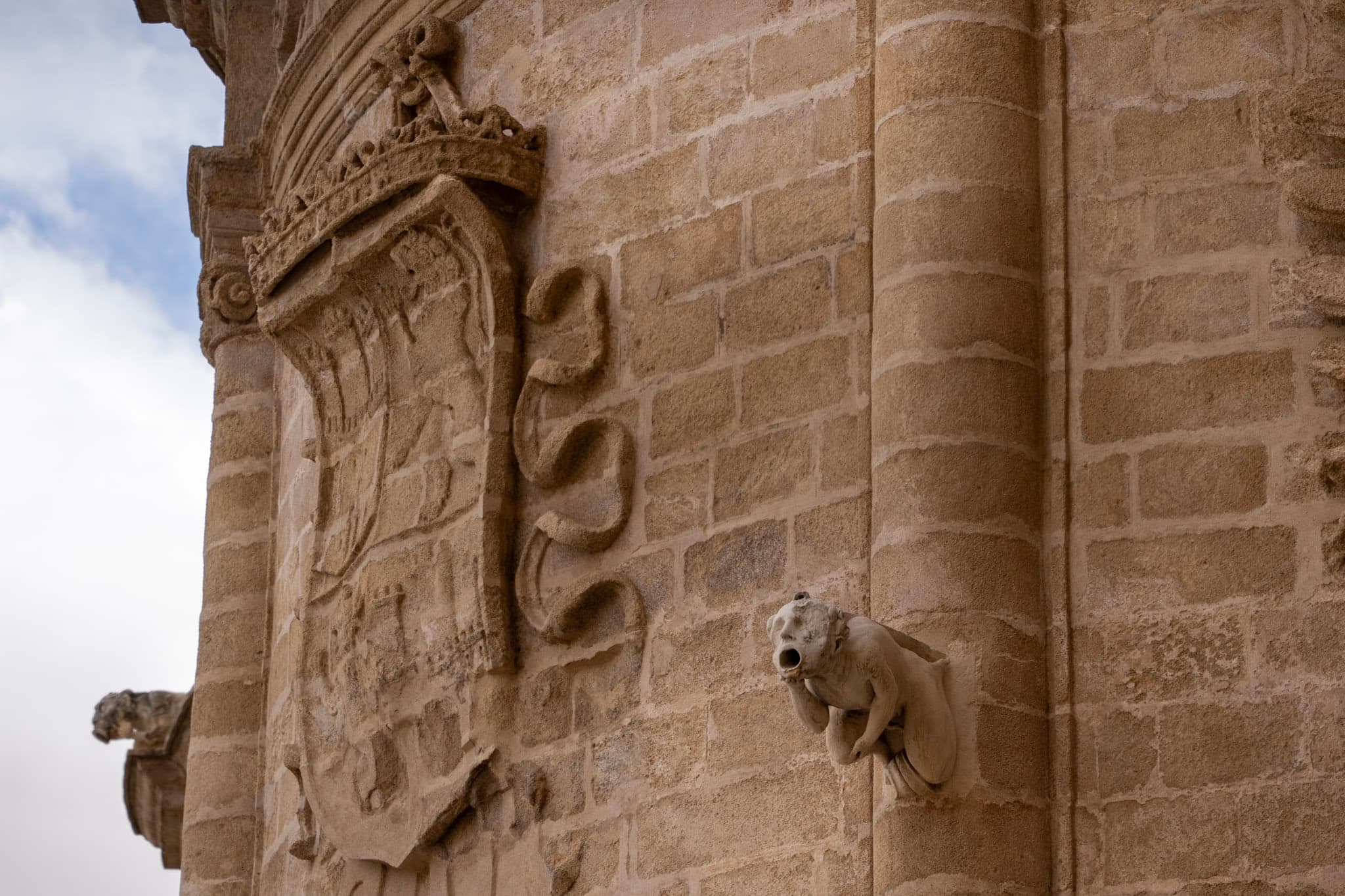 Gargoyle, Weathered Stone